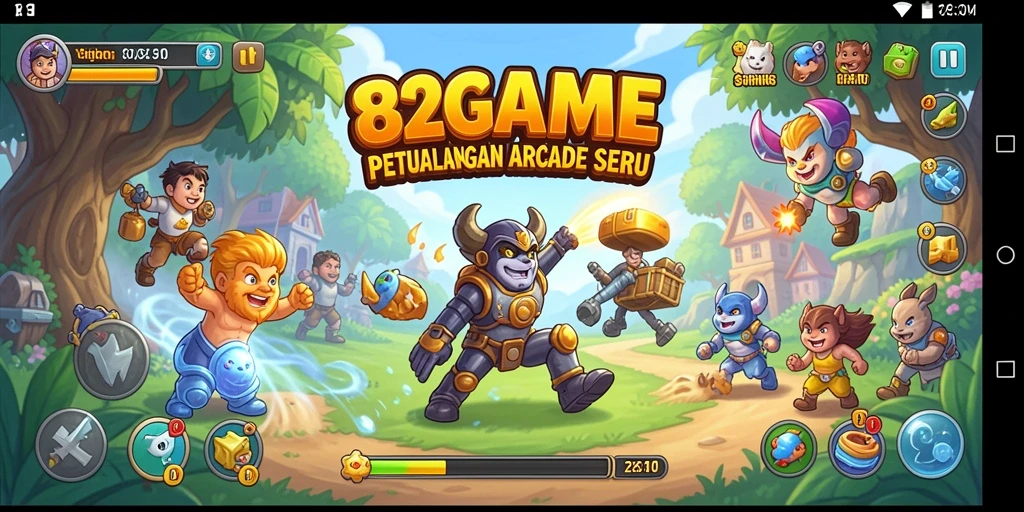 Tampilan karakter dan gameplay seru di 182GAME.