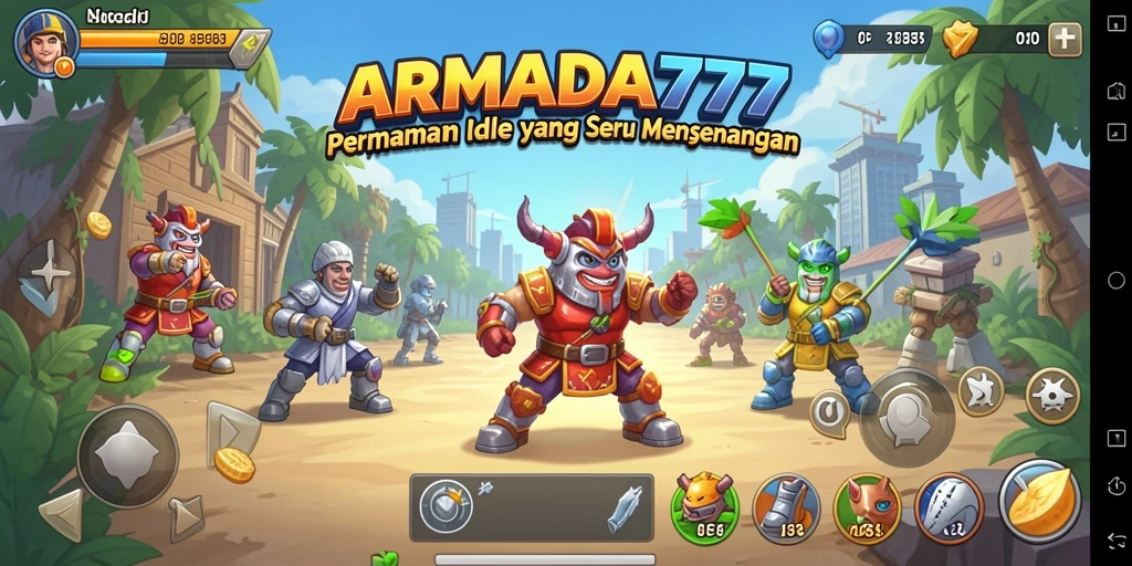Tampilan gameplay ARMADA777 yang menarik dan menyenangkan.