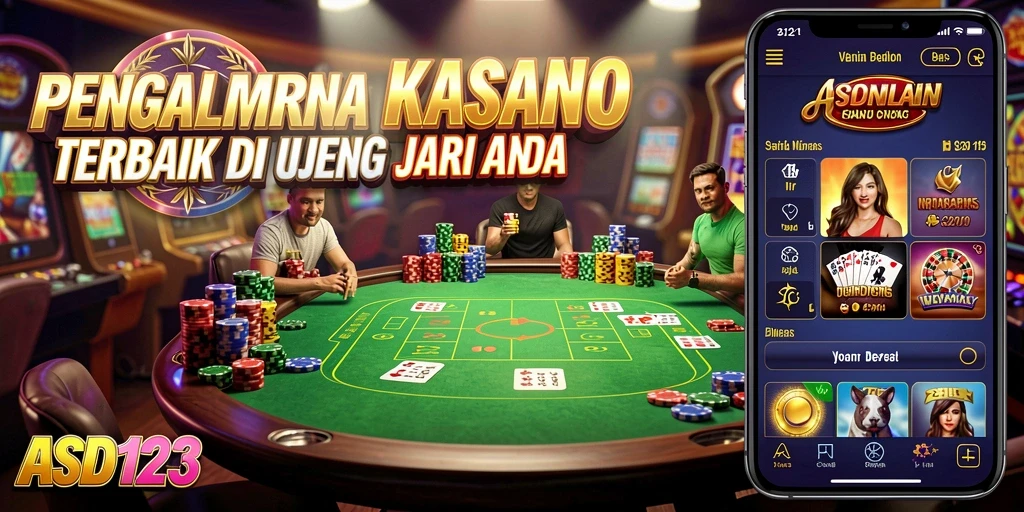 Tampilan gameplay Kasino yang menarik di ASD123.