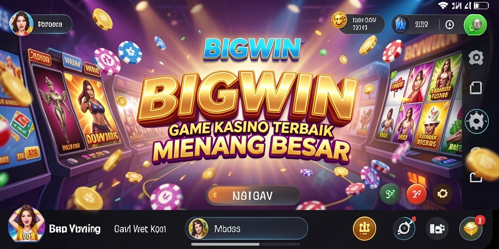 Gameplay menarik dari aplikasi BIGWIN dengan pengalaman Kasino yang autentik.