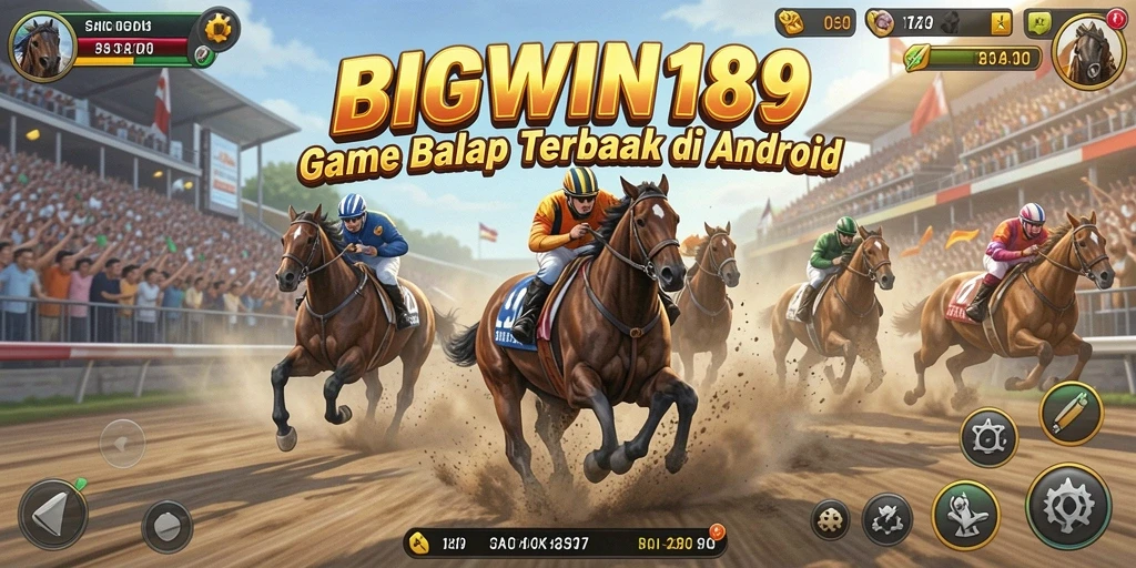 Tampilan gameplay dan balapan seru di BIGWIN189.