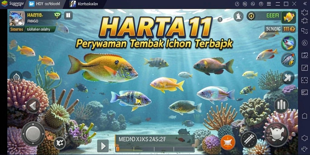 Gameplay seru HARTA11 yang menarik dengan aksi tembak ikan.