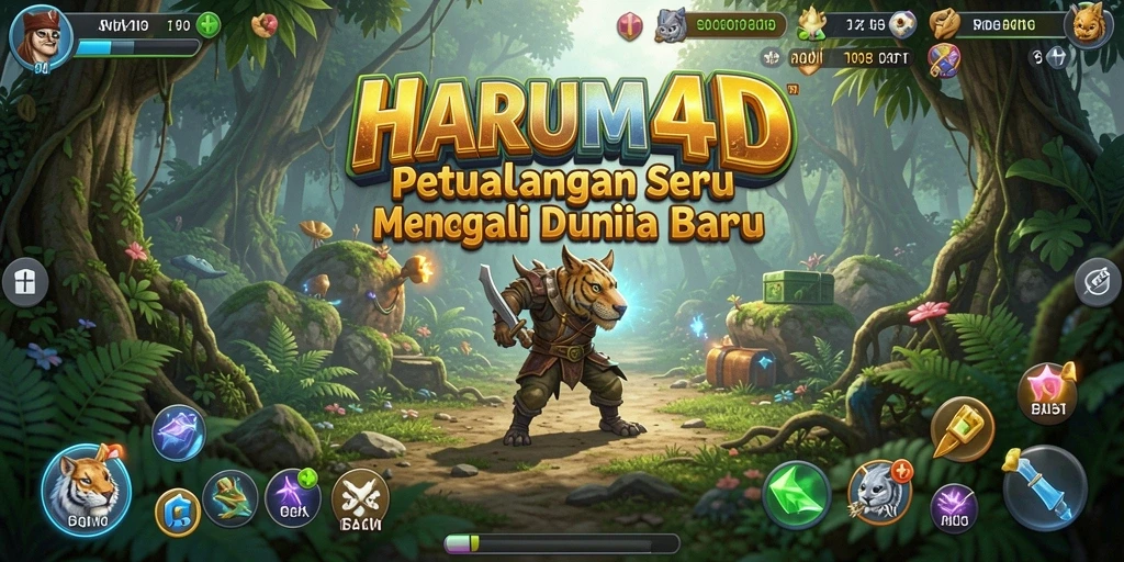 Tangkapan layar gameplay petualangan menarik di HARUM4D.