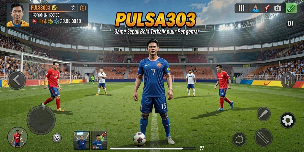 Screenshot gameplay PULSA303 menunjukkan aksi seru di lapangan.