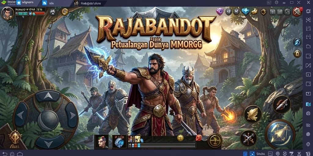 Tampilan gameplay RAJABANDOT yang menarik dan seru.