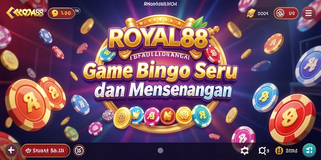 Tampilan gameplay Bingo yang seru di ROYAL88.