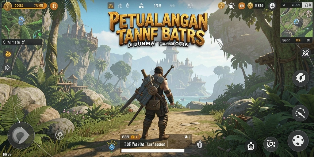 Gambaran bermain game Open World yang memukau.